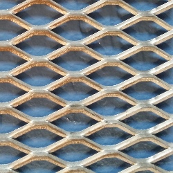 Expanded metal raised
